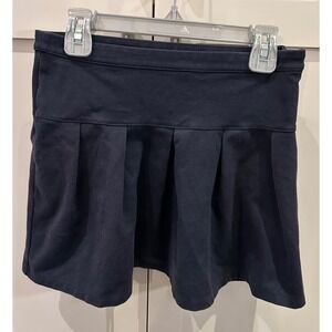 Gap Kids Pleated Skirt‎ School Uniform Basic Skater Navy Blue Large (10)
